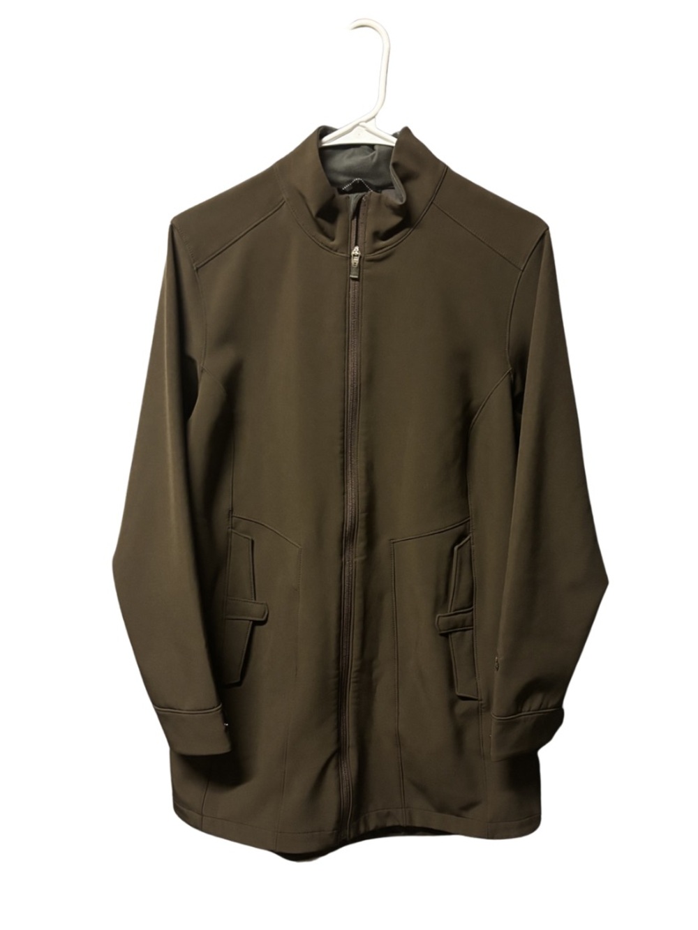 Mountain Hardware Women’s Celerina Deep Brown Soft Shell Zip-up Jacket • Medium